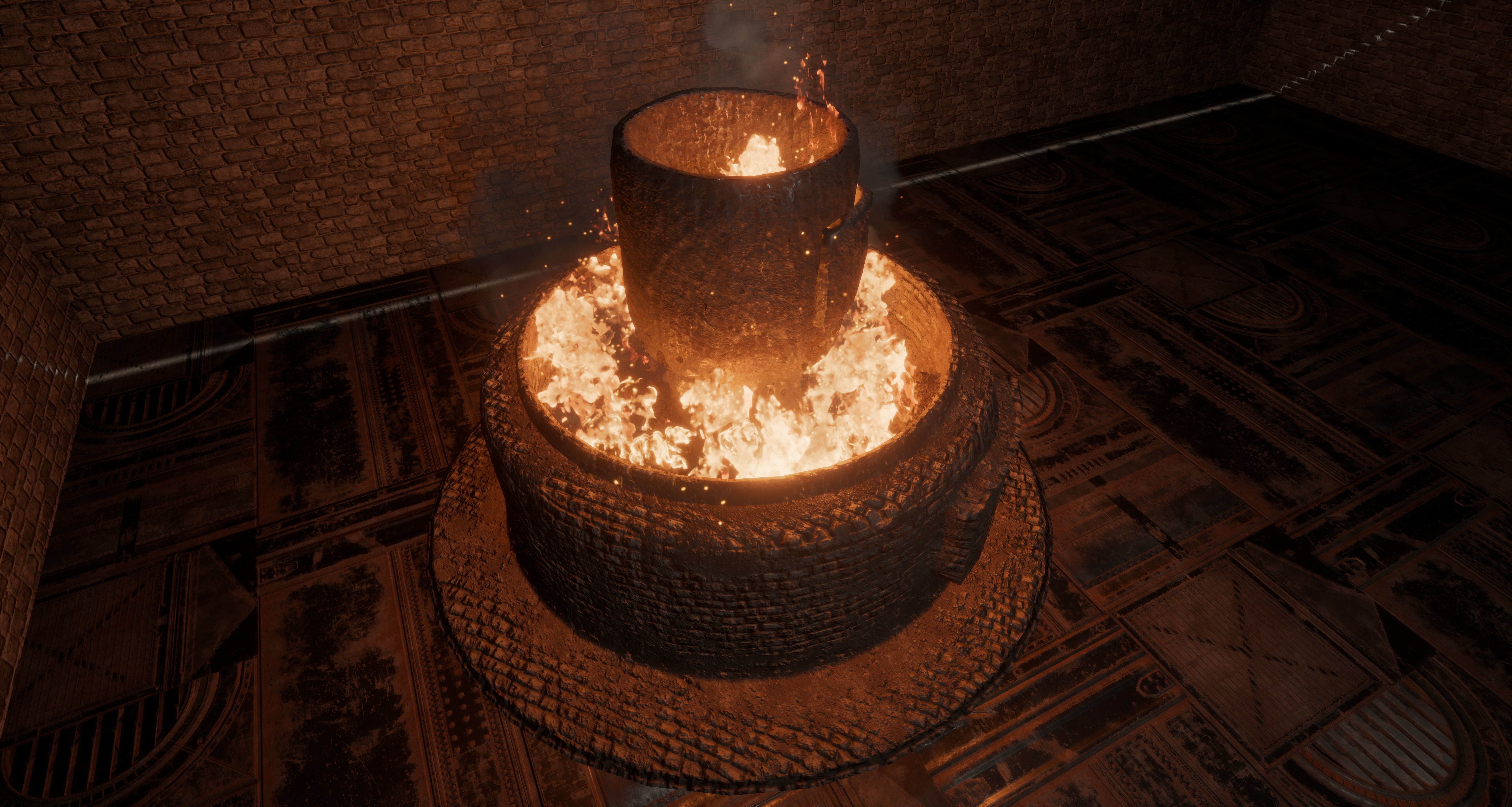 Forge and Anvil Combo HD 4k PBR Ready Textures LOW POLY Low-poly 3D model_1