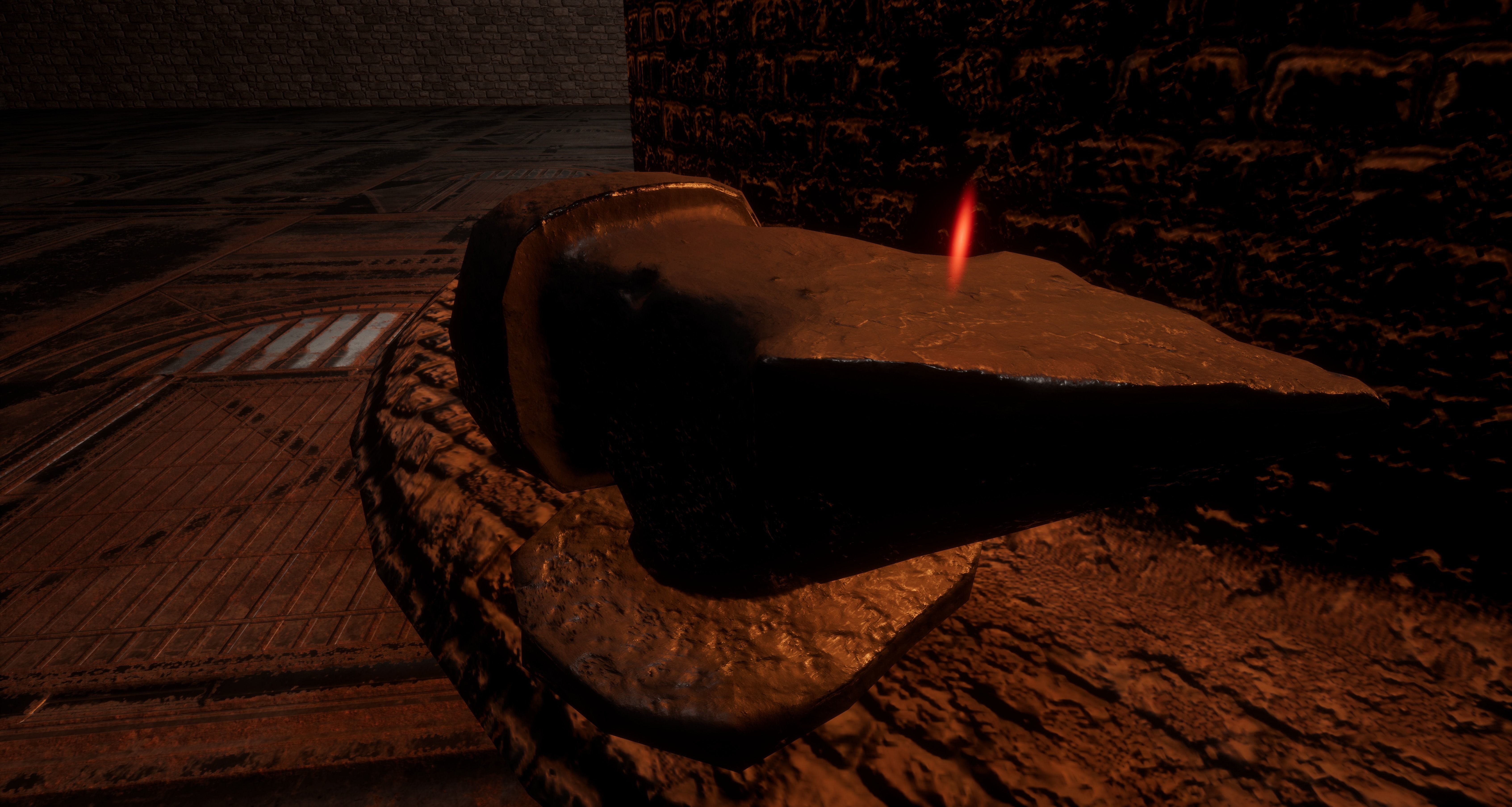 Forge and Anvil Combo HD 4k PBR Ready Textures LOW POLY Low-poly 3D model_2