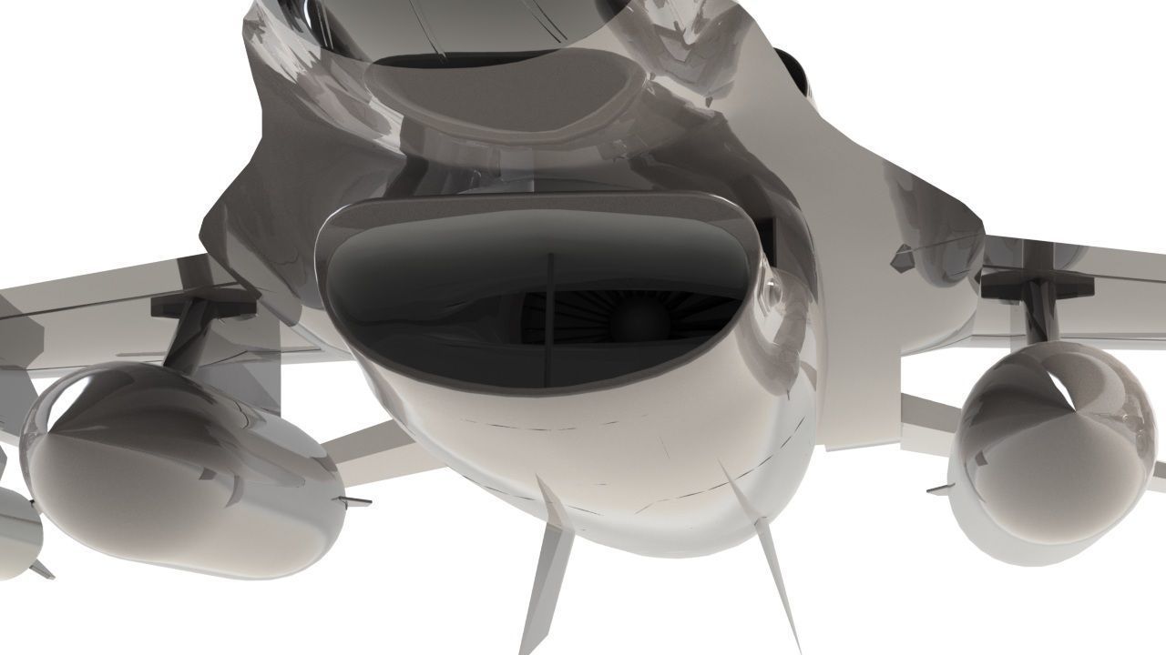 F-16 Fighting Falcon Free low-poly 3D model_2