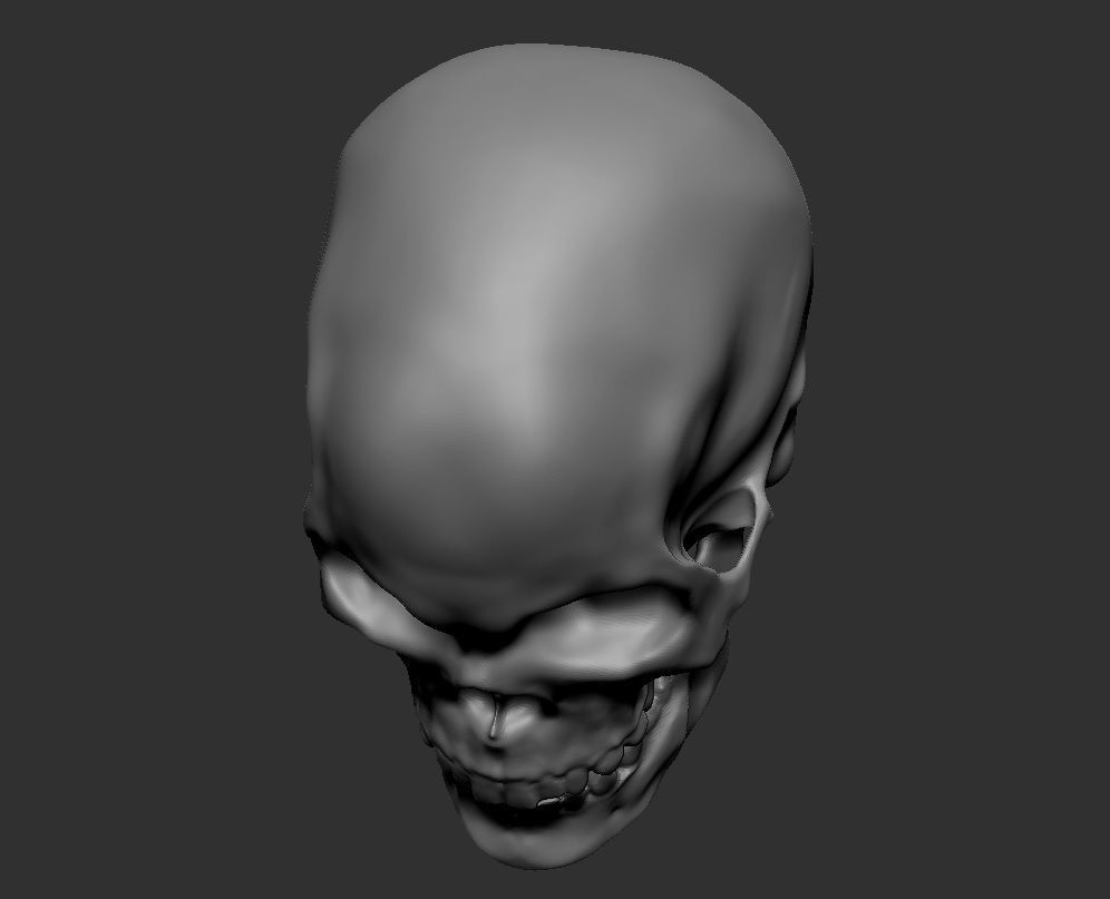 Printable Skull 3D print model_7