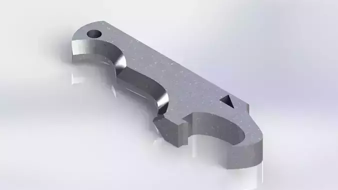 Eagle bottle opener 3D print model