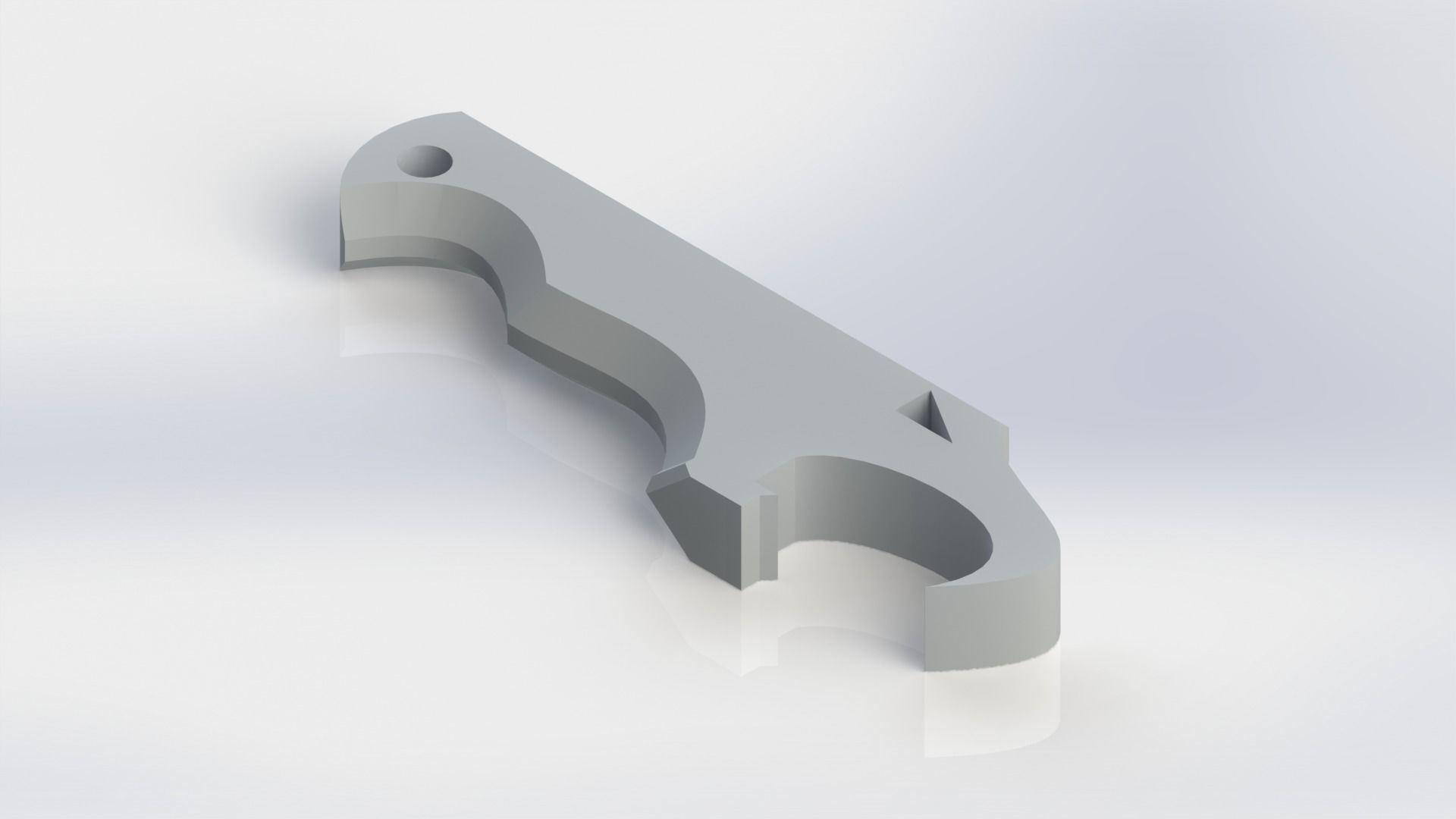 Eagle bottle opener 3D print model_2