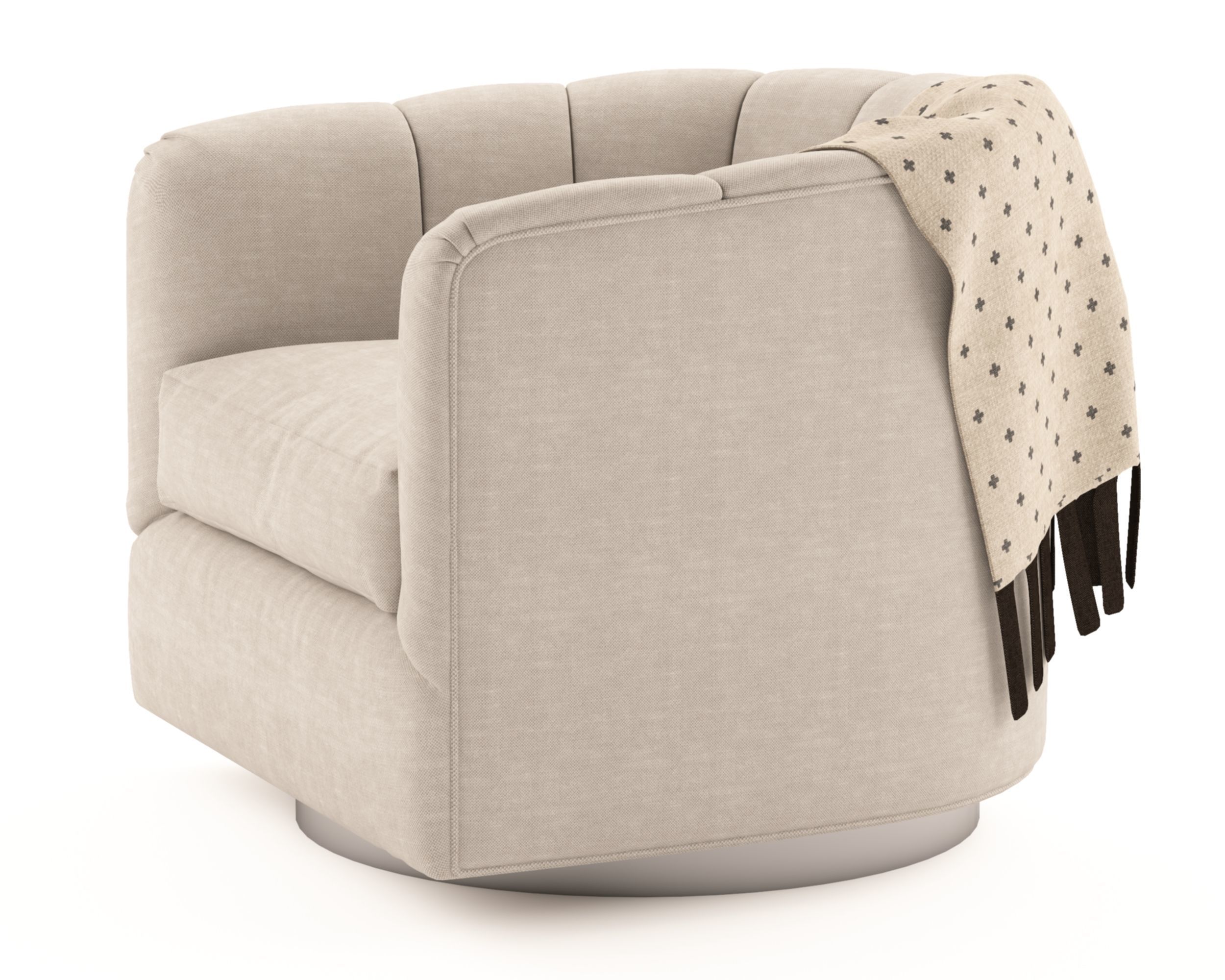ABBY Lounge Armchair 3D model_2