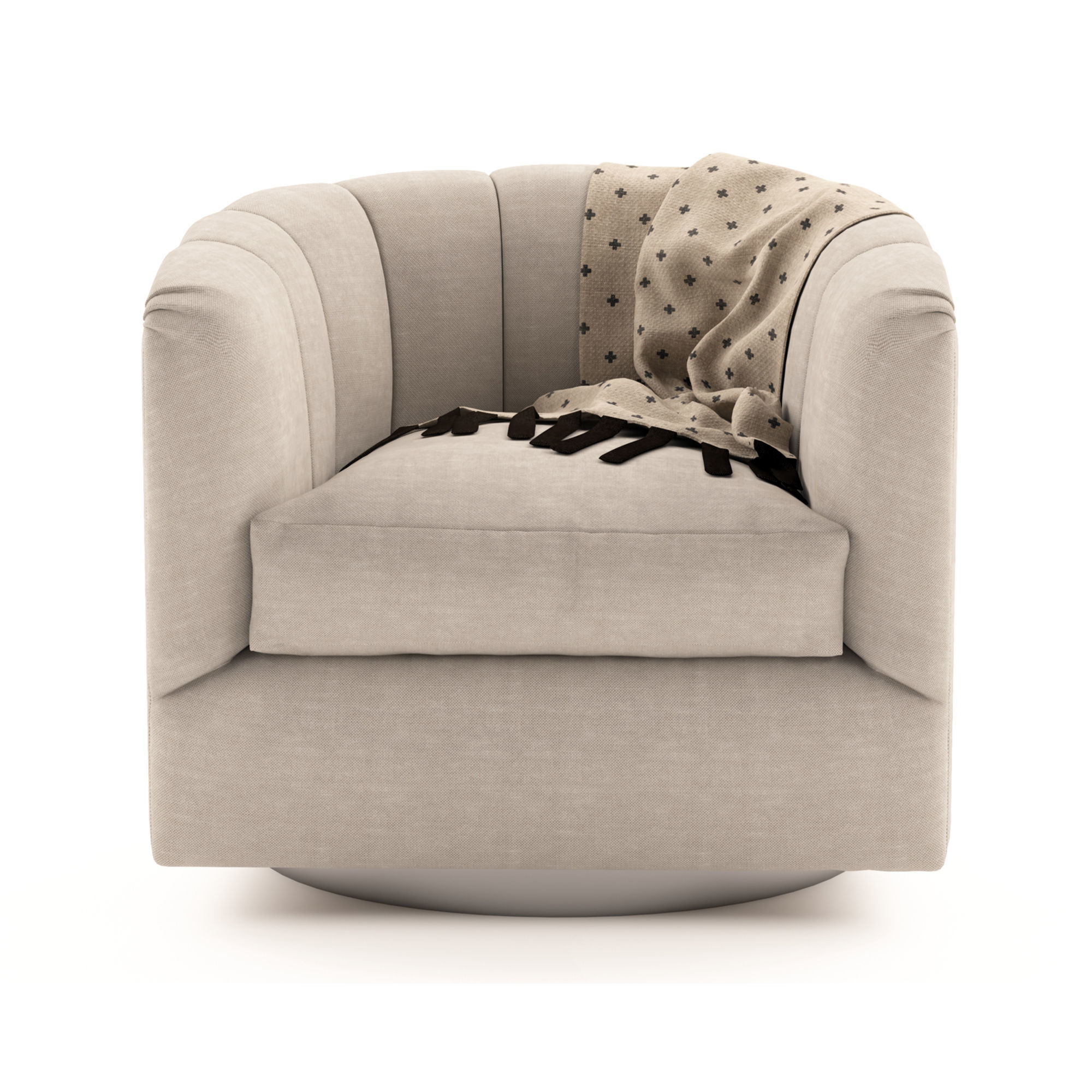 ABBY Lounge Armchair 3D model_1
