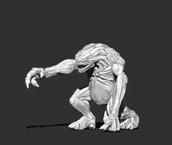 Troll 3D print model - 61 mm