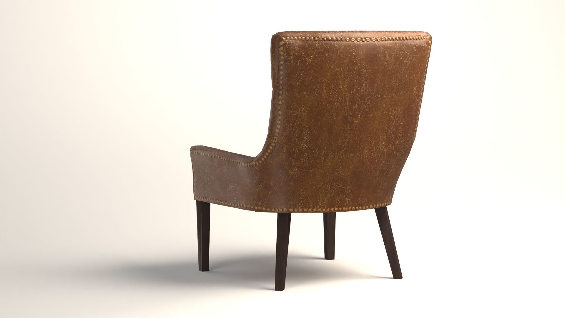 Hayes Tufted Leather VR Low-poly 3D model_8