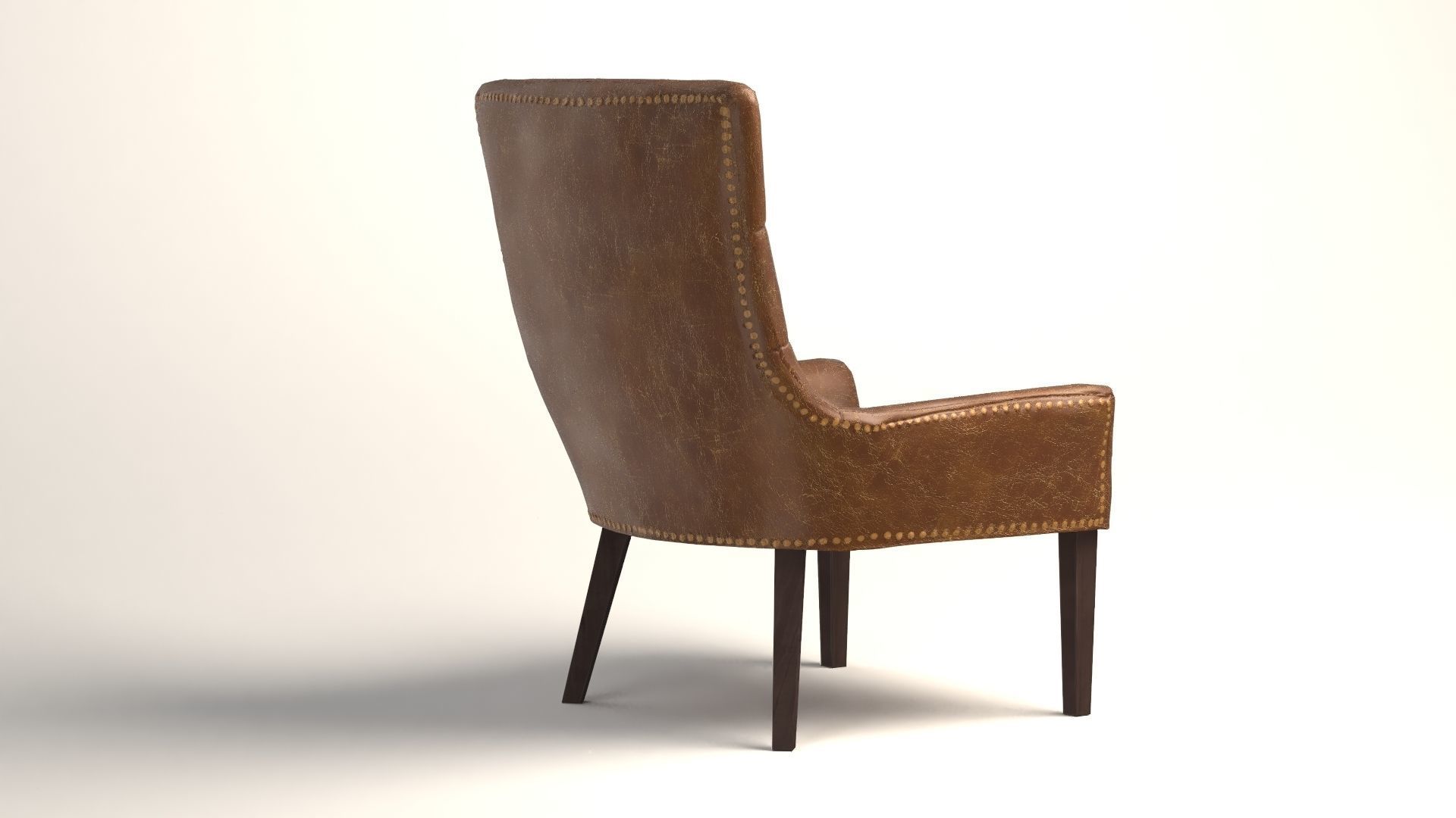 Hayes Tufted Leather VR Low-poly 3D model_5