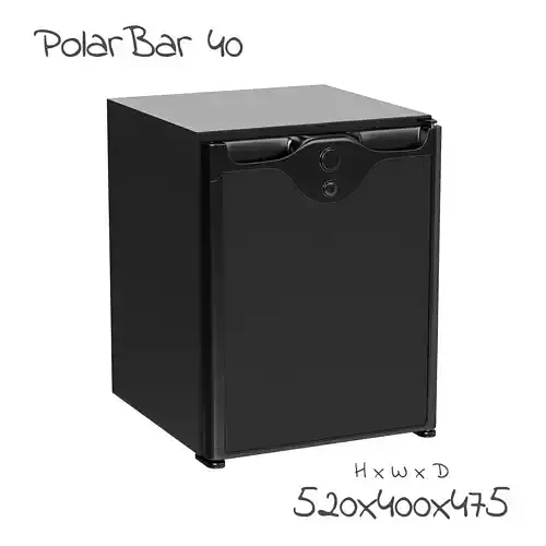 Minibar PB Standard Low-poly 3D model