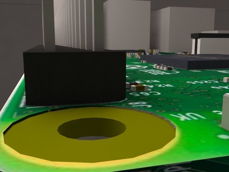 Raspberry Pi 3 Model B 3D model_5