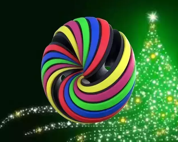 X-MAS TRIPLY LOOP GIFT 3D print model