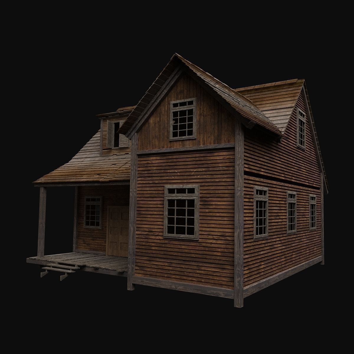 Old House 3D model_7