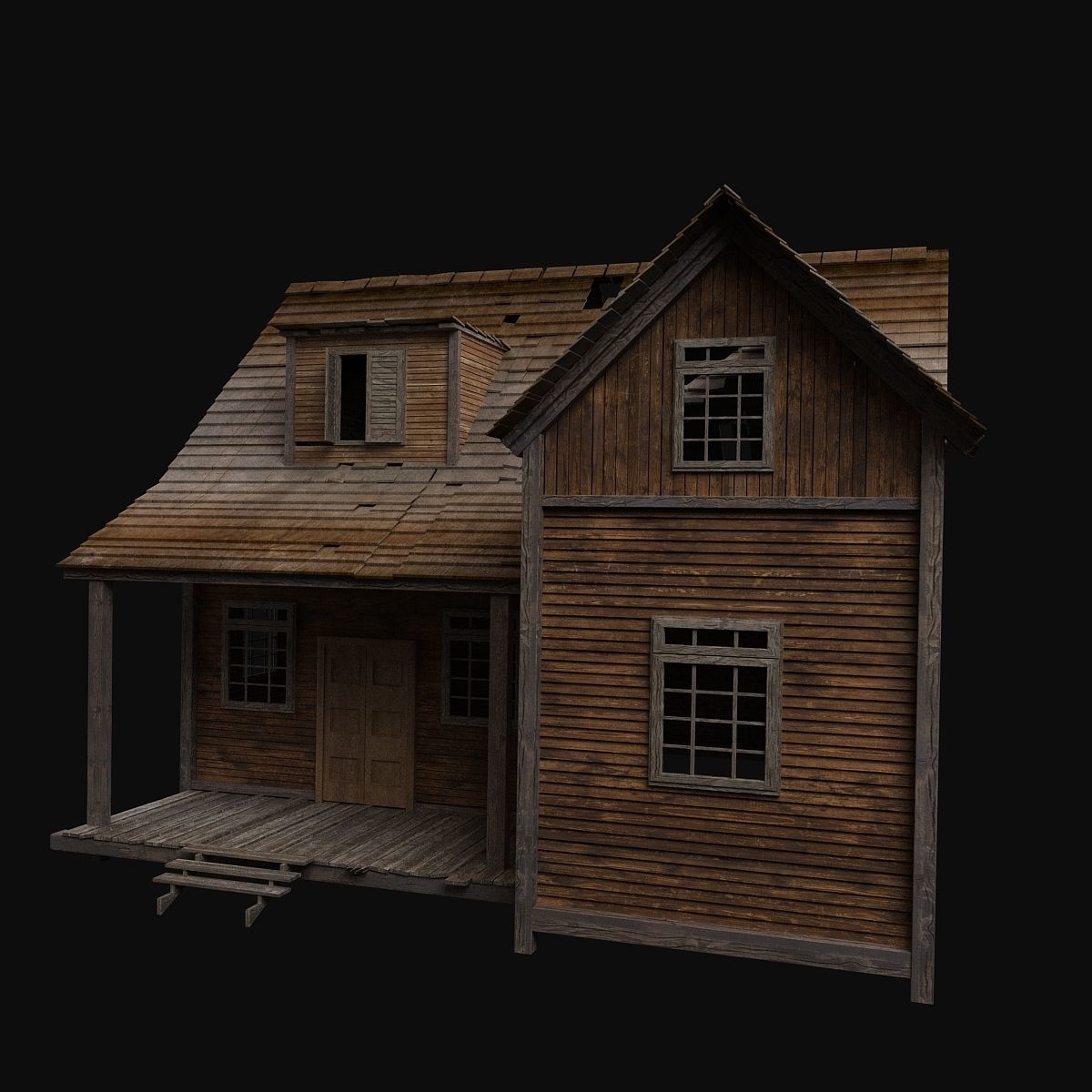 Old House 3D model_8