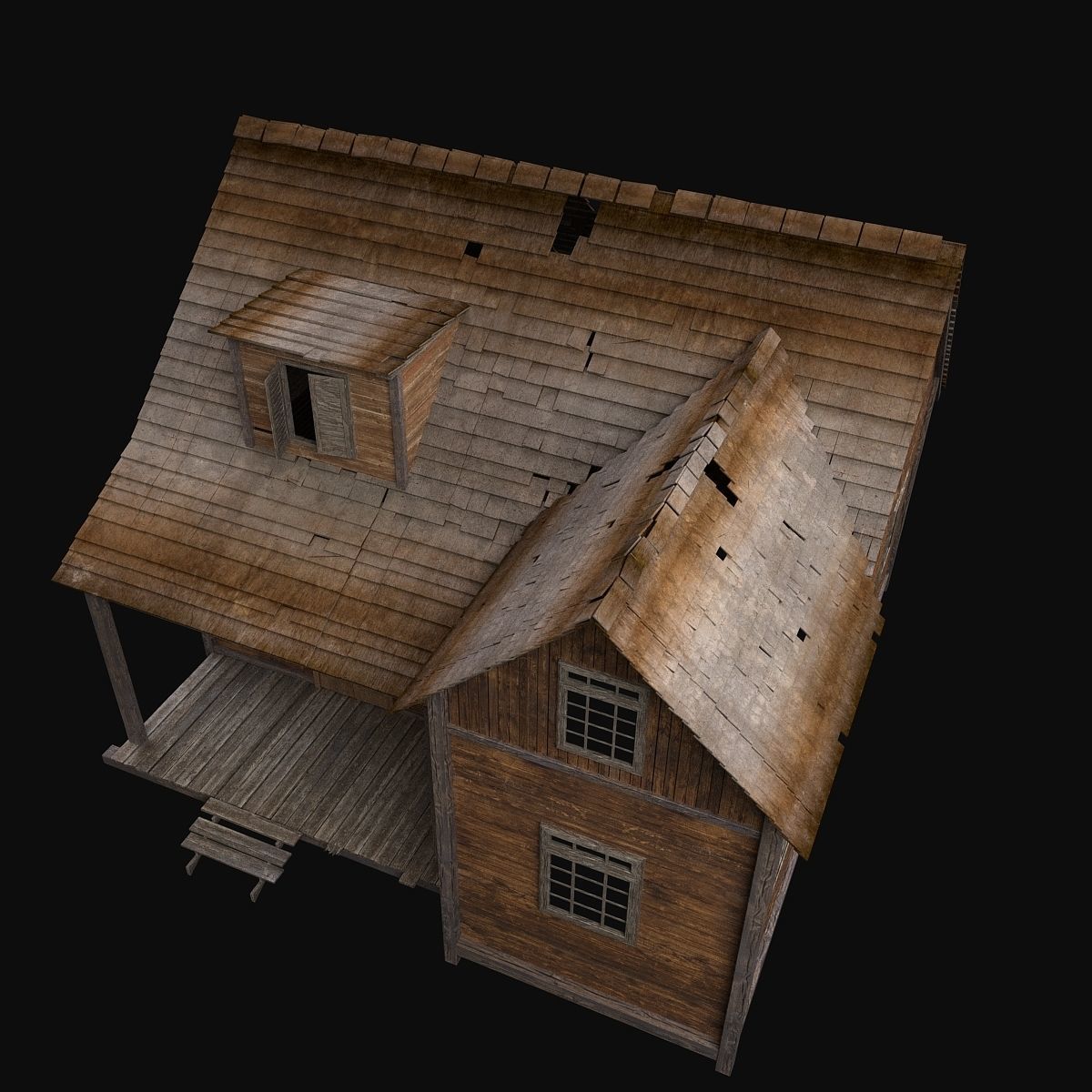 Old House 3D model_2