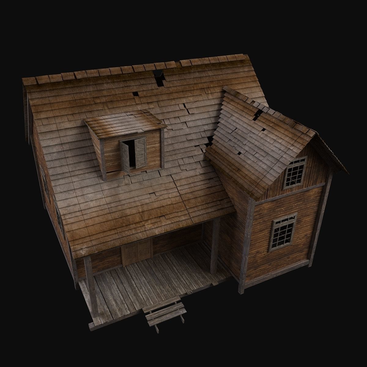 Old House 3D model_6