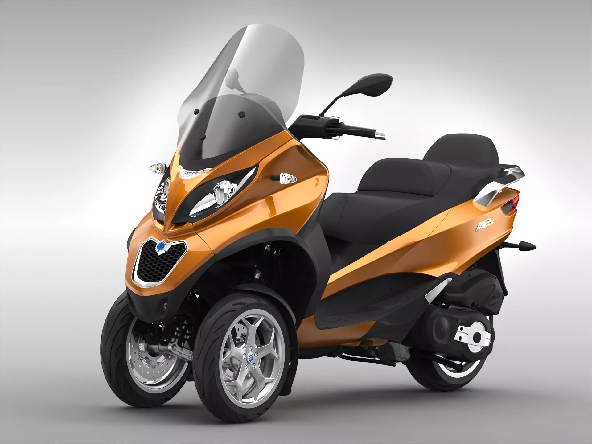 Piaggio MP3 Scooter 2016 3D model_0