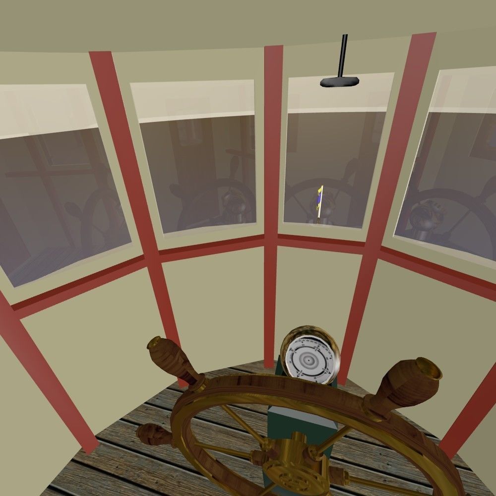 Hercules Tug Ship - 1907 Low-poly 3D model_18