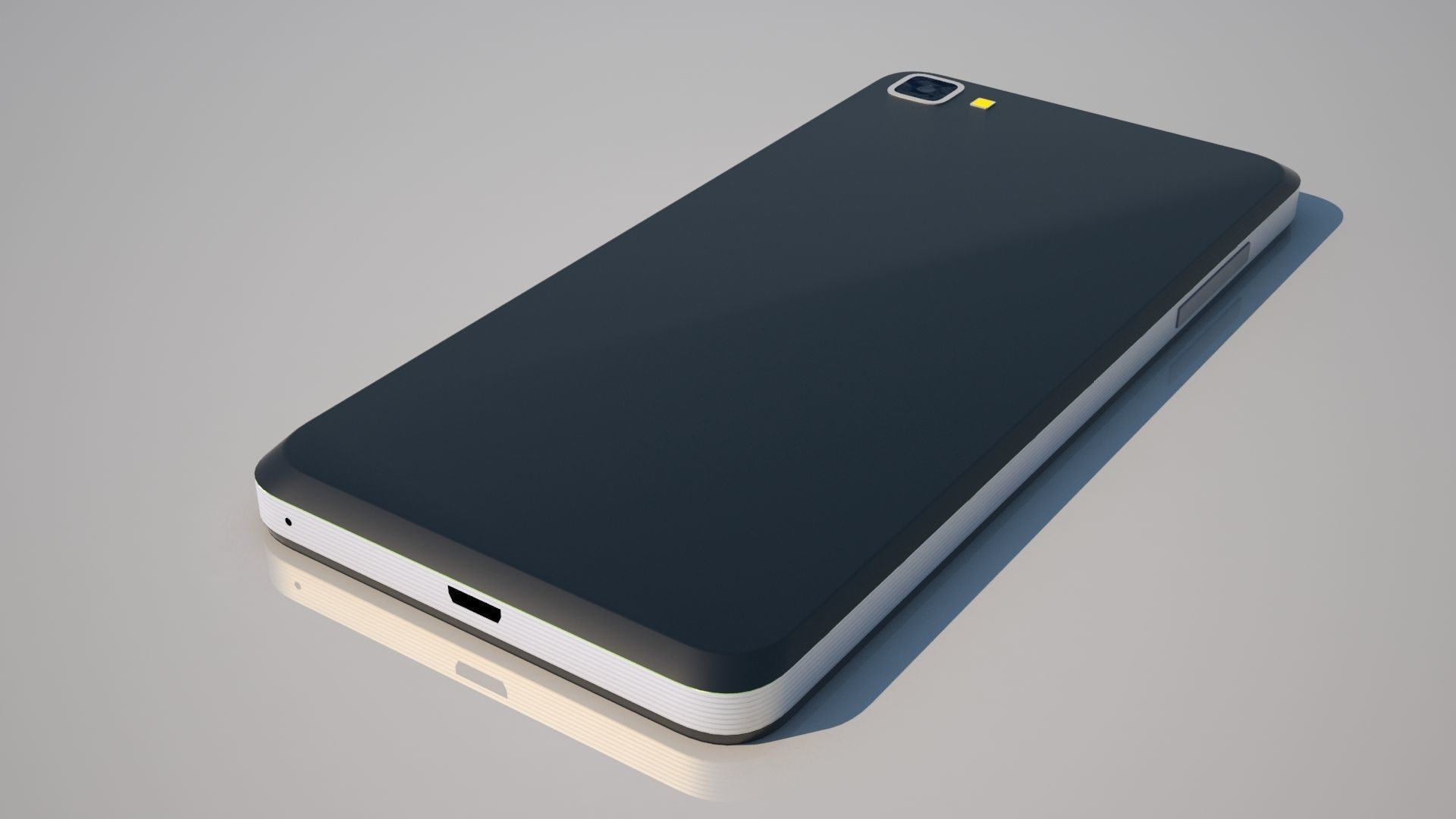 Zopo ZP980 PLUS smatphone Low-poly 3D model_5
