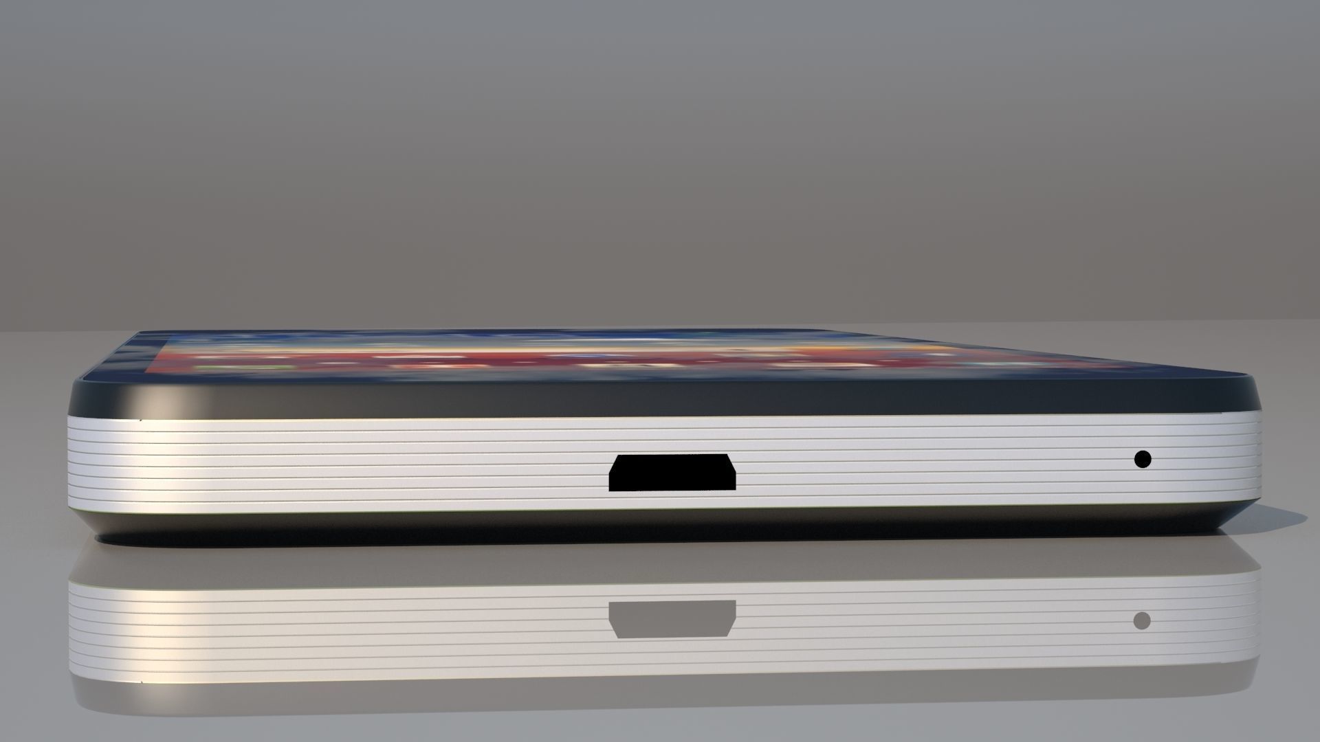 Zopo ZP980 PLUS smatphone Low-poly 3D model_2