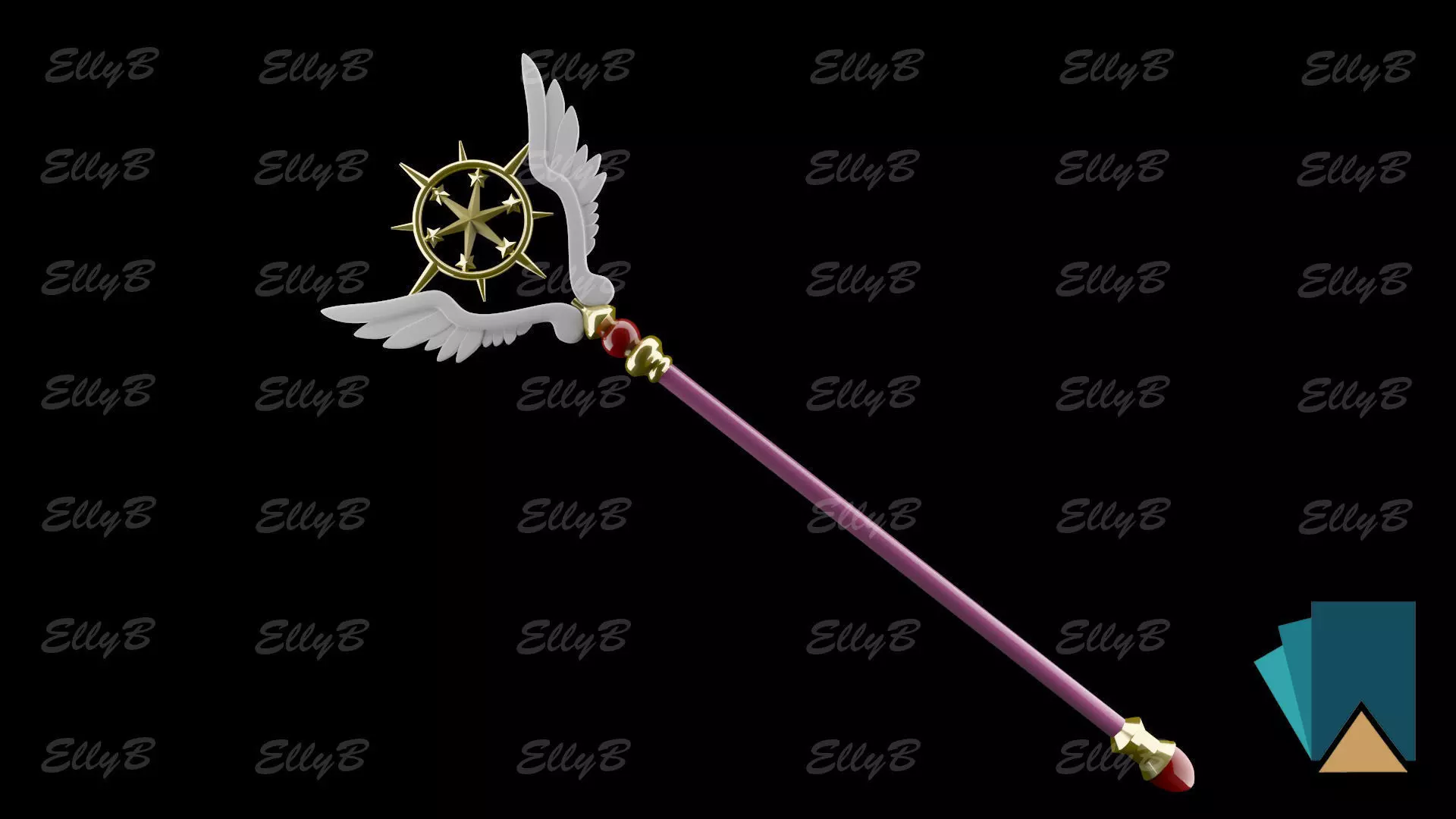 Card Captor Sakura Clear Card 3D model_0