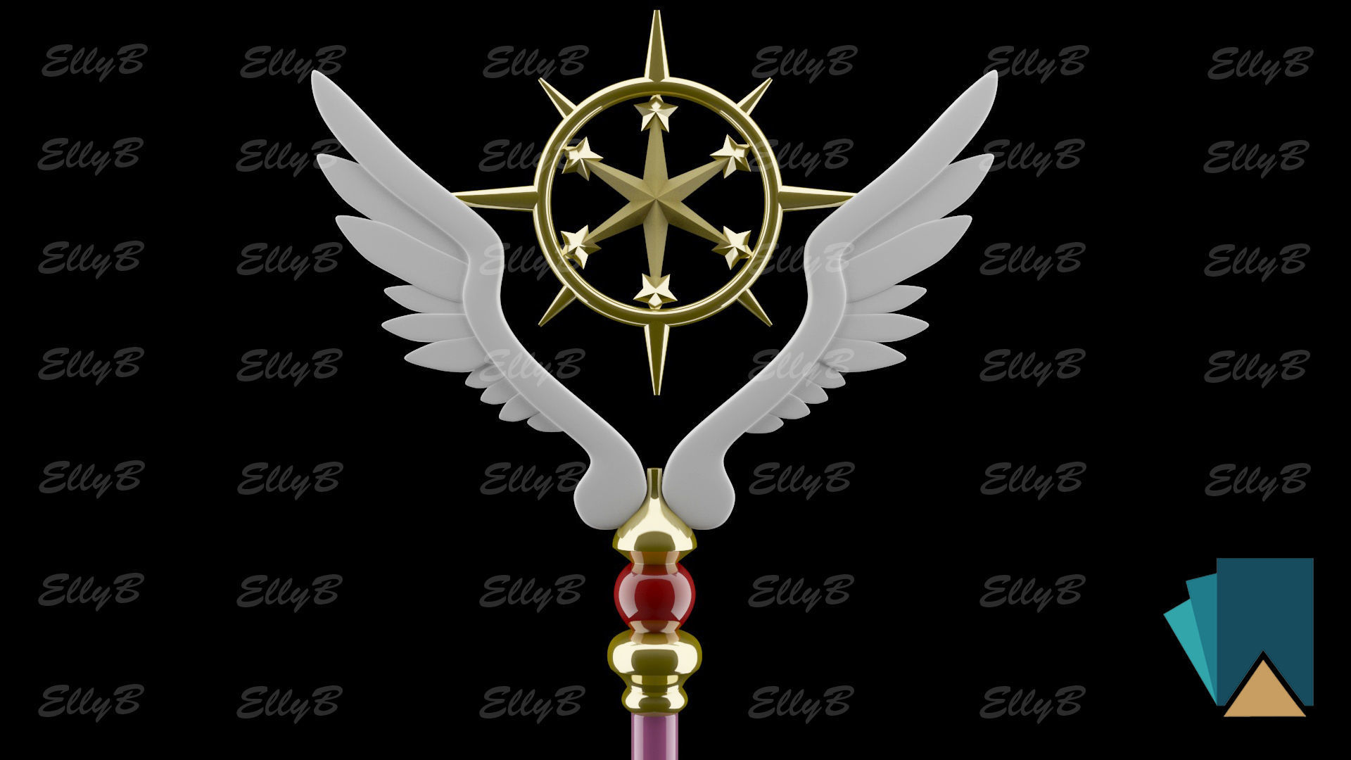 Card Captor Sakura Clear Card 3D model_2