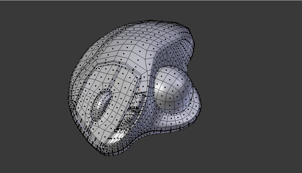 Realistic Logitech Trackball Mouse 3d Model 3D model_3