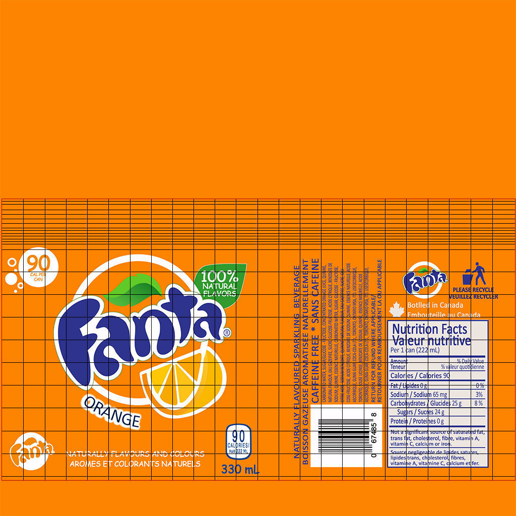 Soft Drink Can Collection Low-poly 3D model_10
