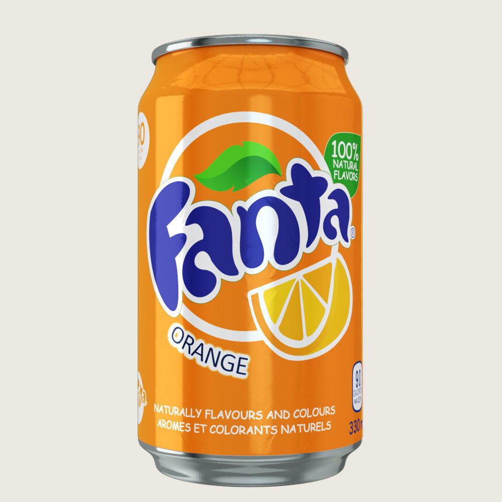 Soft Drink Can Collection Low-poly 3D model_6