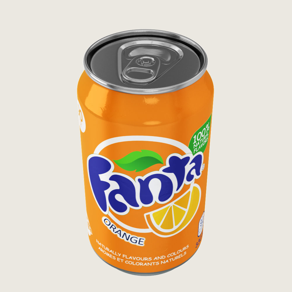 Soft Drink Can Collection Low-poly 3D model_7