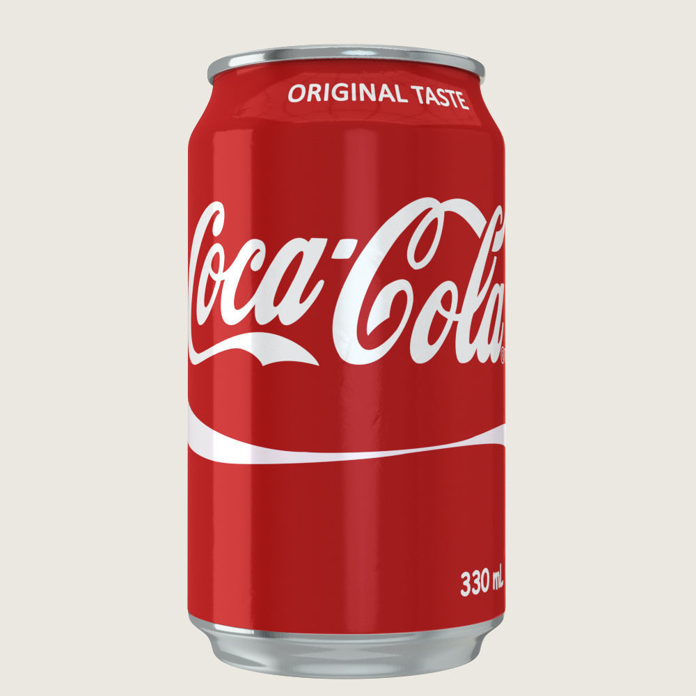Soft Drink Can Collection Low-poly 3D model_1