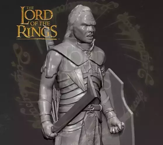 Lurtz Uruk-Hai The Lord of the Rings 3D print model