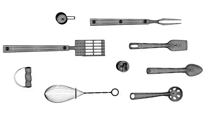 Kitchen Set 3 of utensils