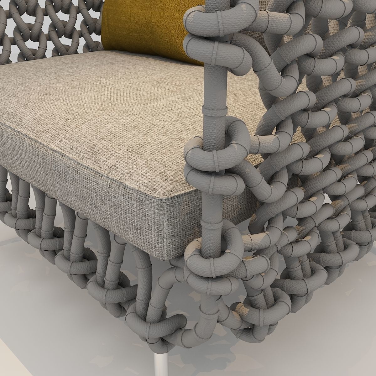 Lounge Sofa 001 3D model_3