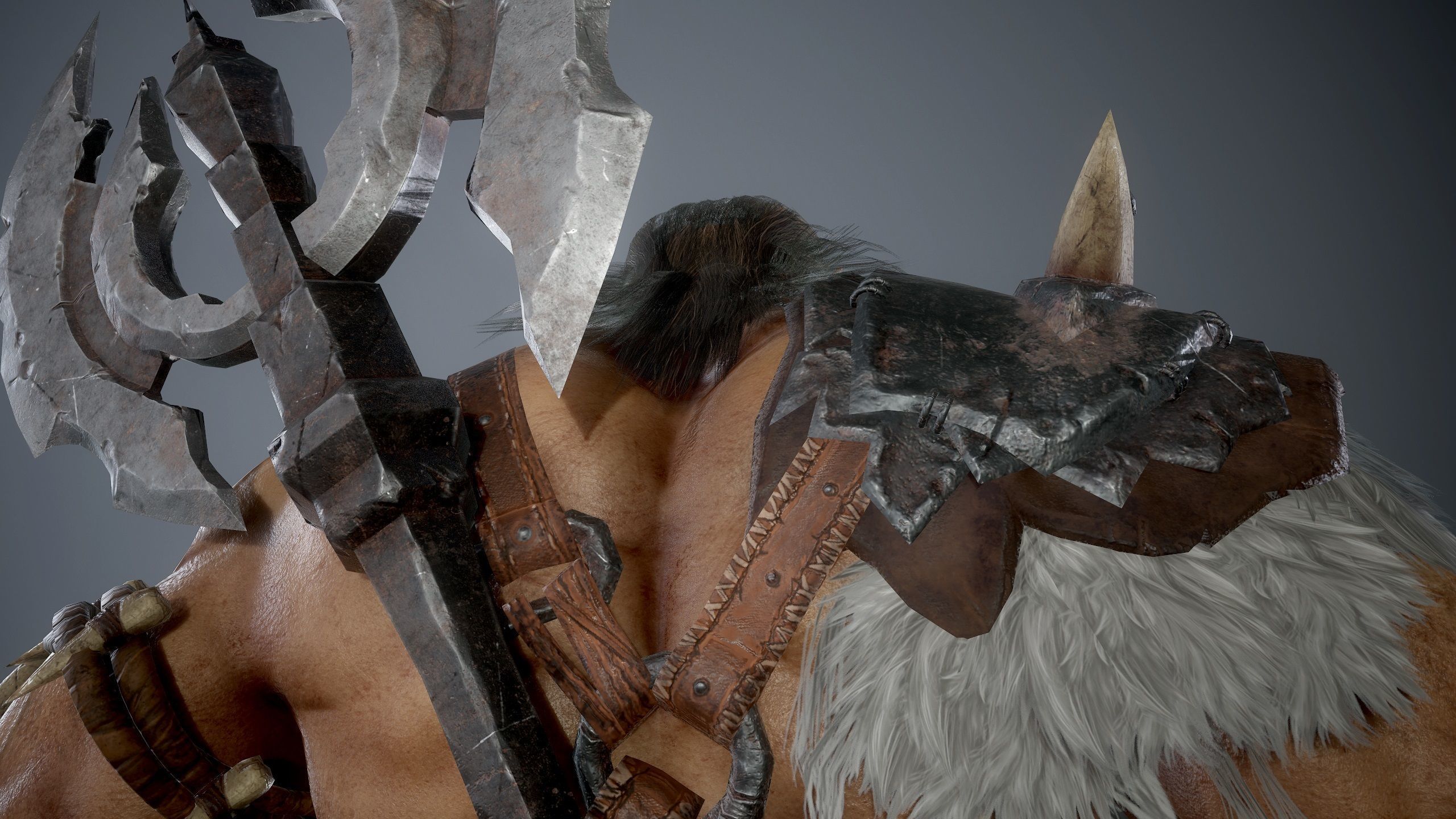 Kharazig orc Low-poly 3D model_9