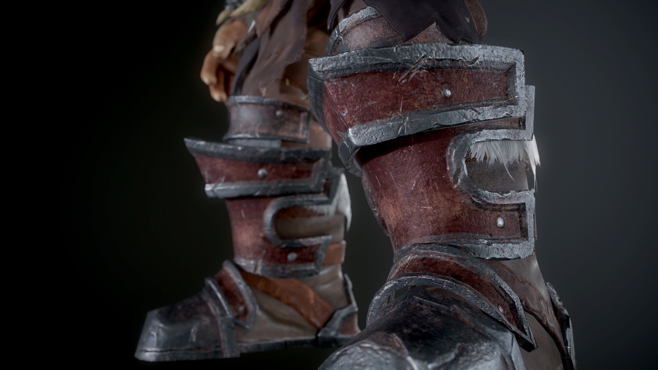 Kharazig orc Low-poly 3D model_1