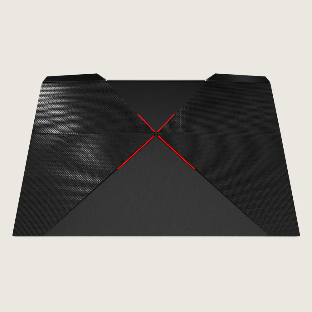 Generic Gaming Notebook Laptop Low-poly 3D model_2