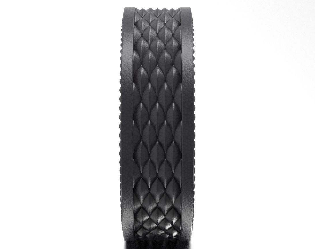 Stylish Ring with a Scale of the Dragon 342 3D print model_13