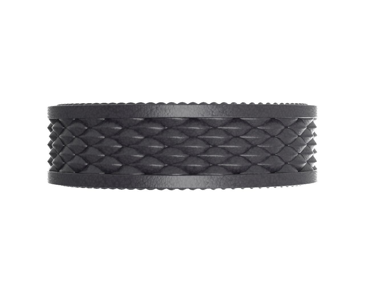 Stylish Ring with a Scale of the Dragon 342 3D print model_12