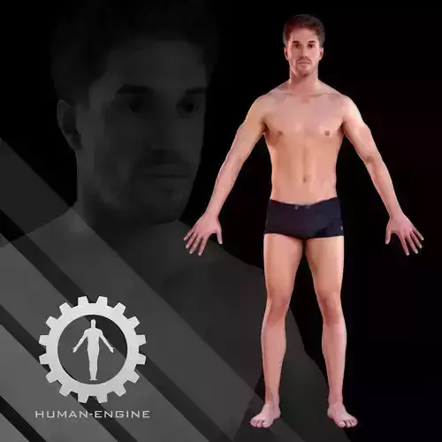 Male Scan - Mick A-Pose