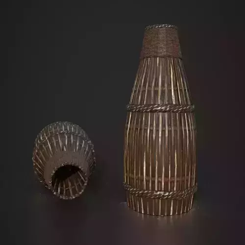 HIE Game Ready Fish trap D180410 Low-poly 3D model