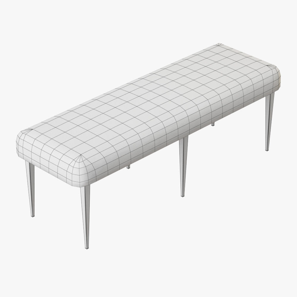 Stiletto Bench 3D model_4