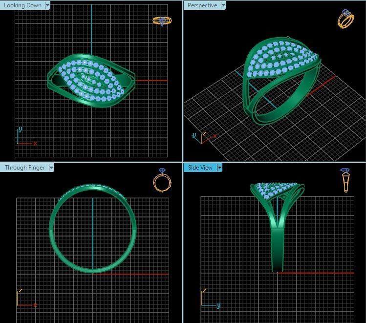 Ring T01293 3D print model_2