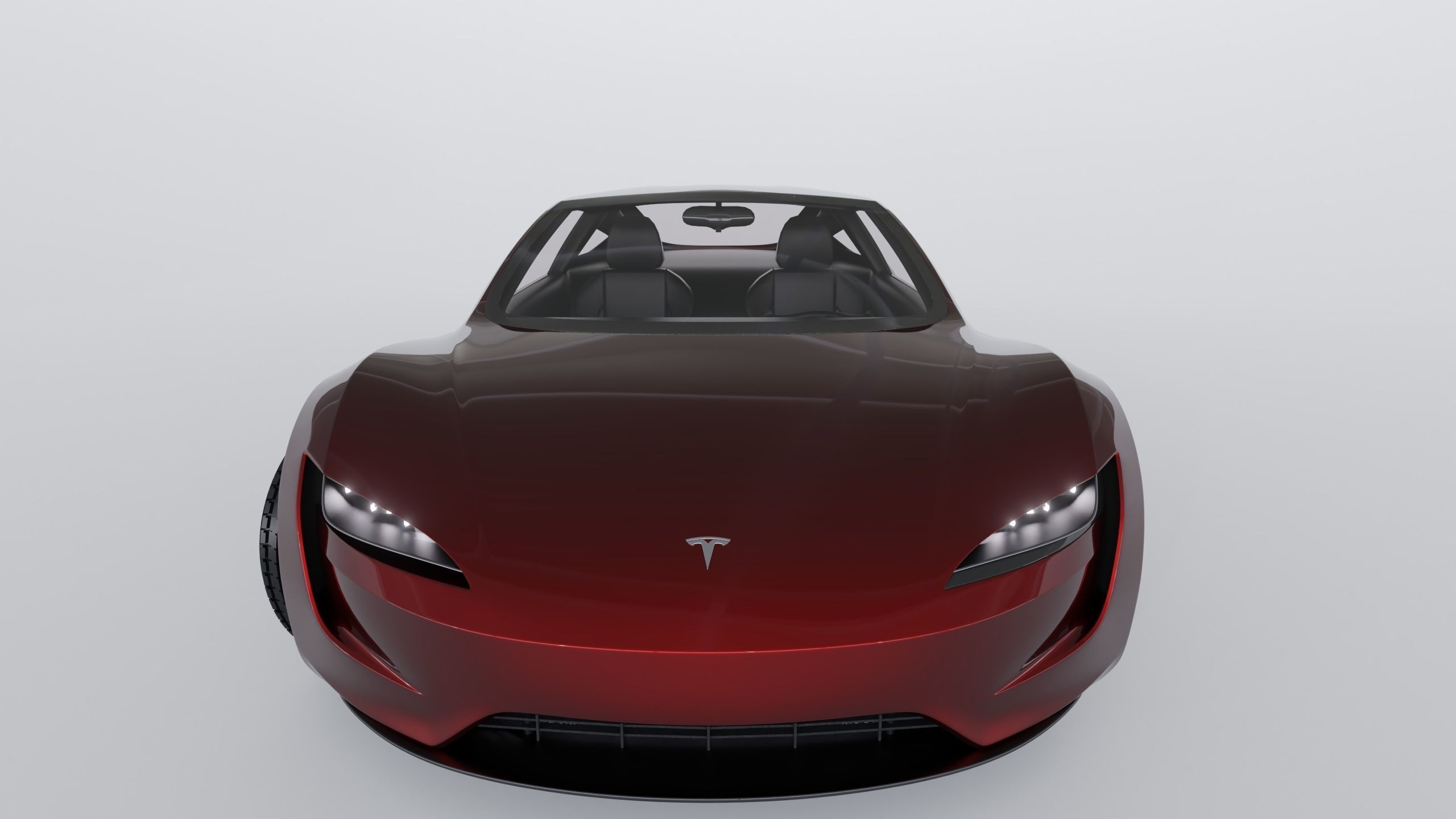 Tesla Roadster 2020 3D model_13