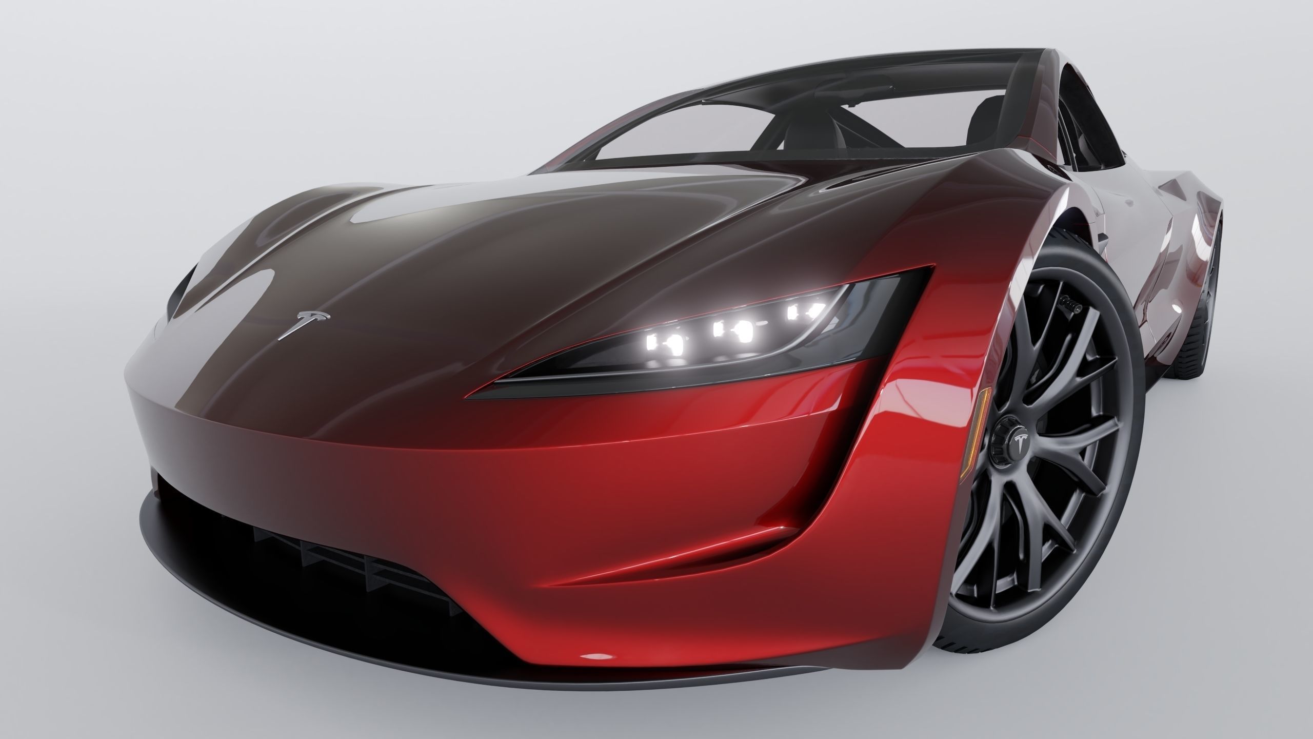 Tesla Roadster 2020 3D model_10