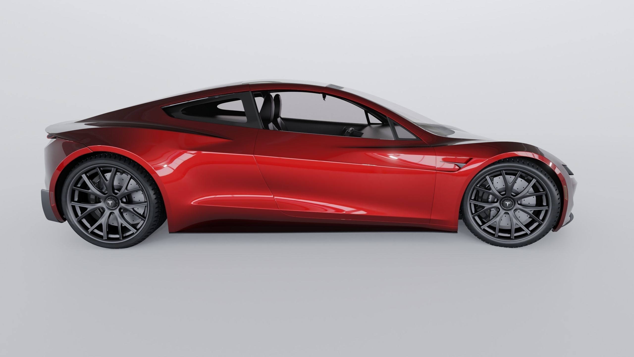 Tesla Roadster 2020 3D model_11