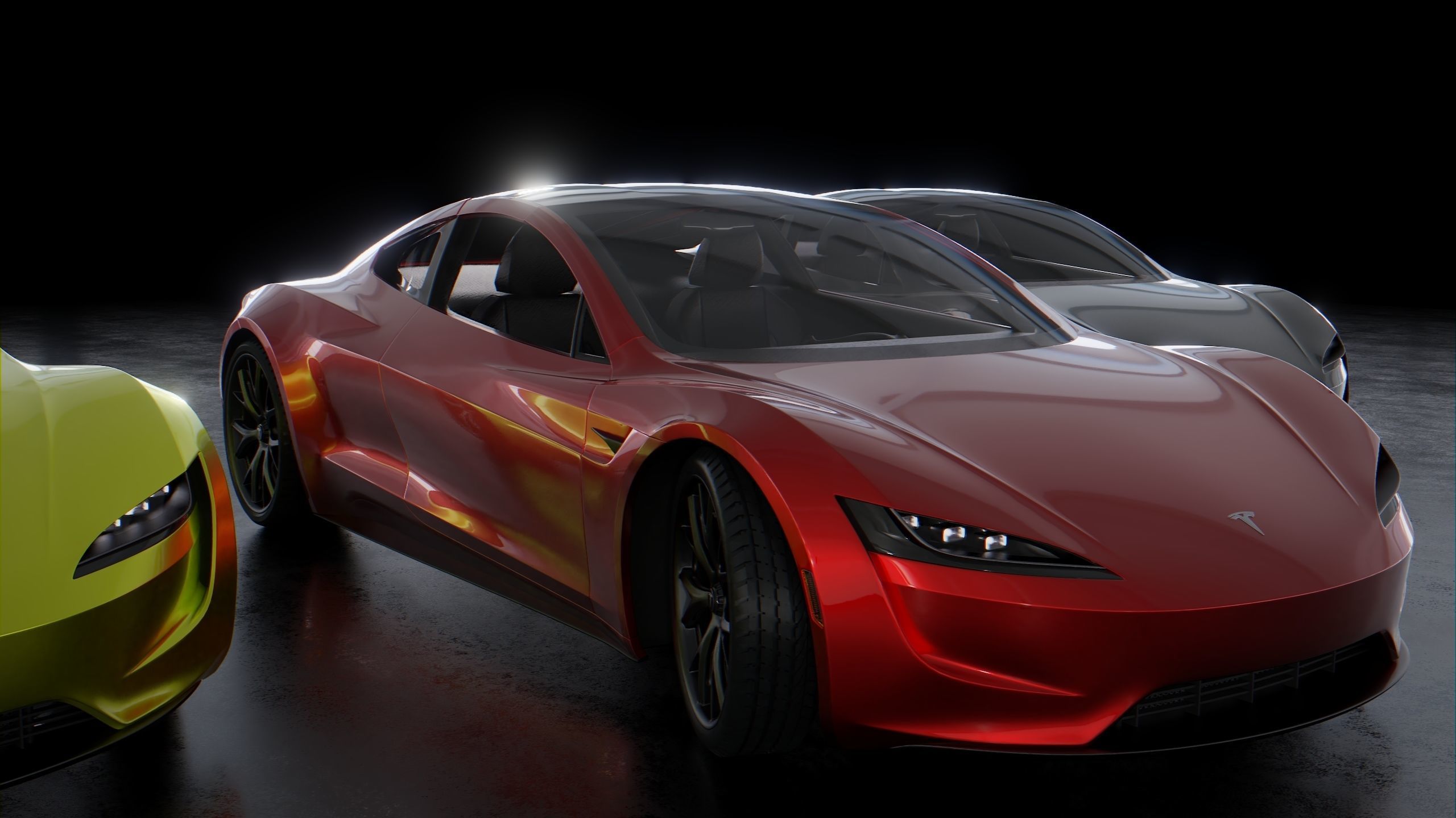 Tesla Roadster 2020 3D model_1