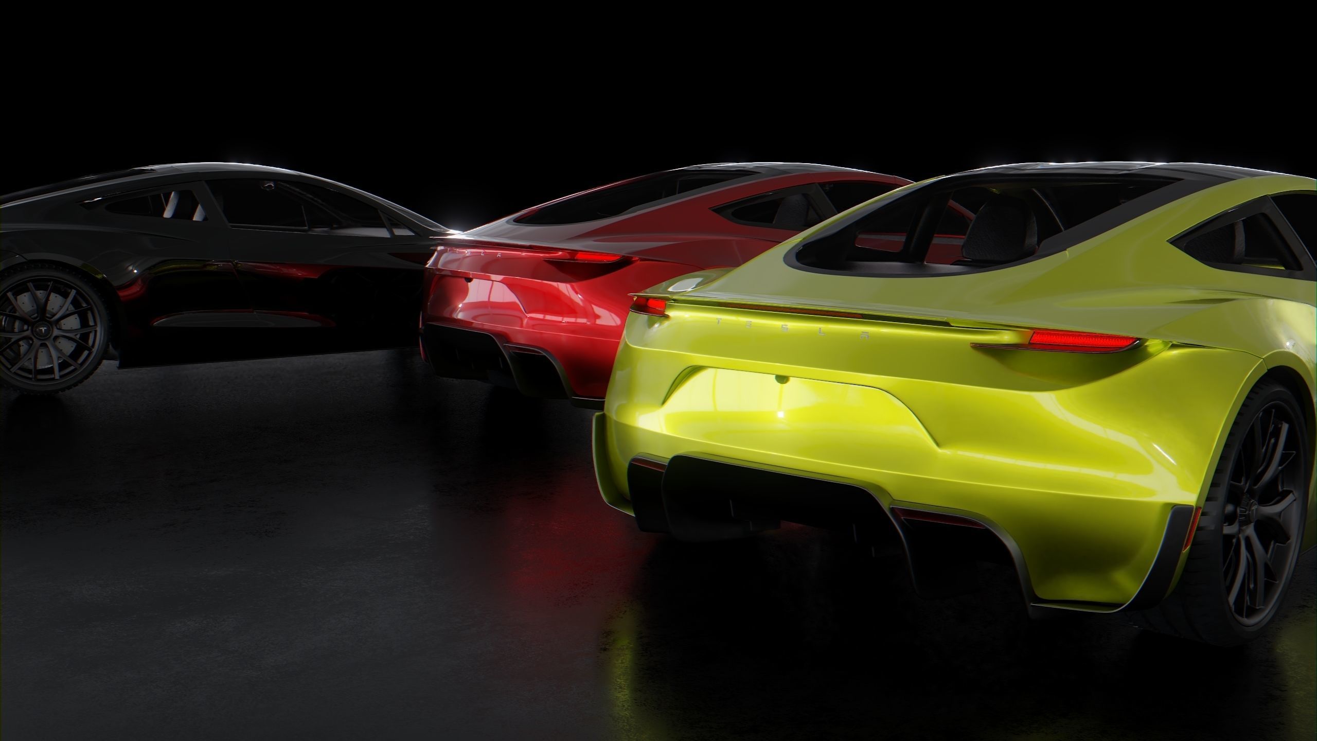 Tesla Roadster 2020 3D model_6