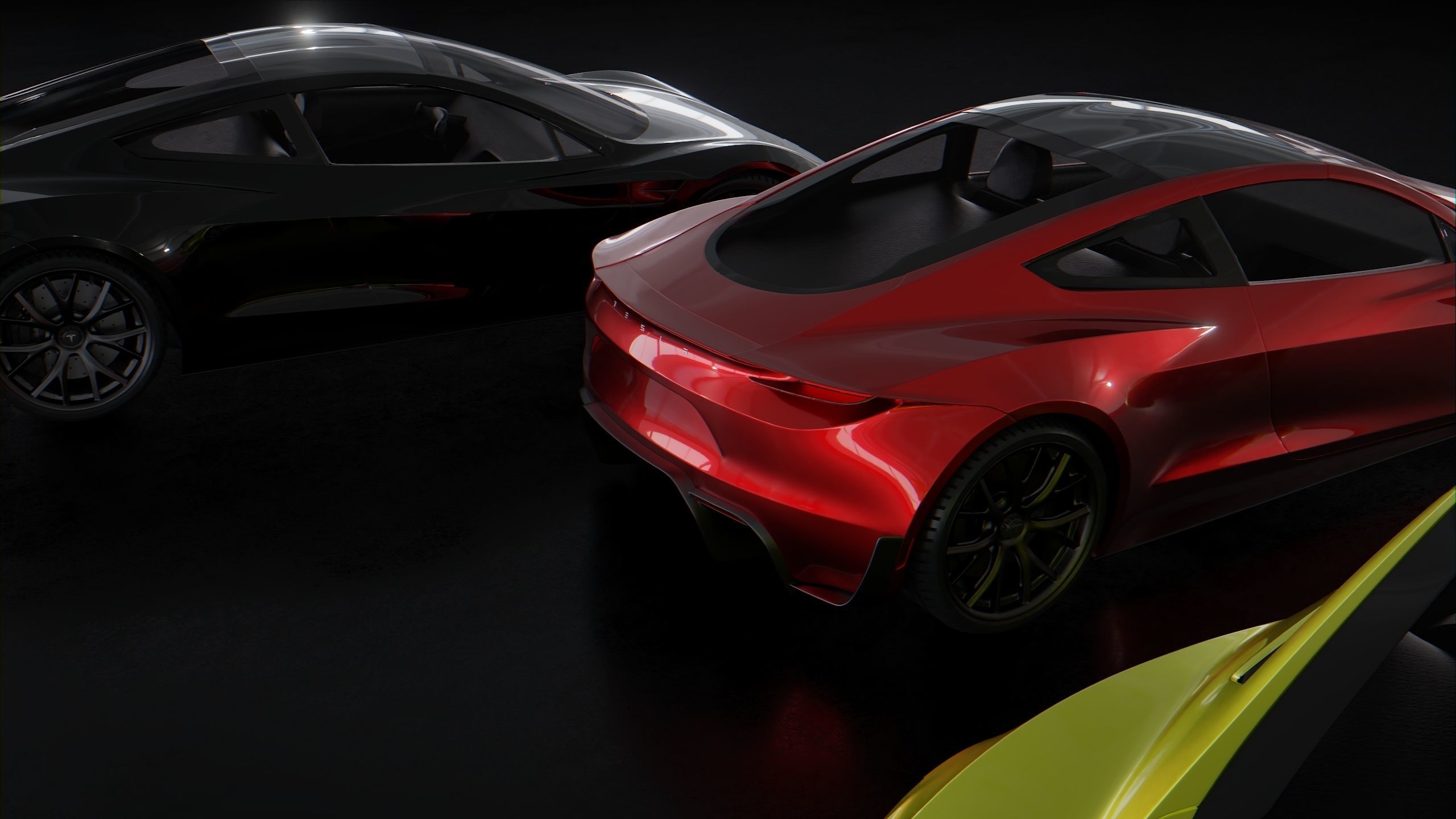 Tesla Roadster 2020 3D model_8