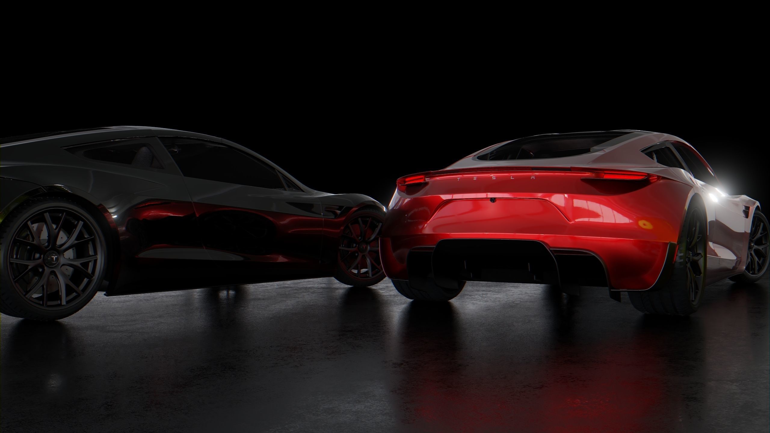 Tesla Roadster 2020 3D model_7