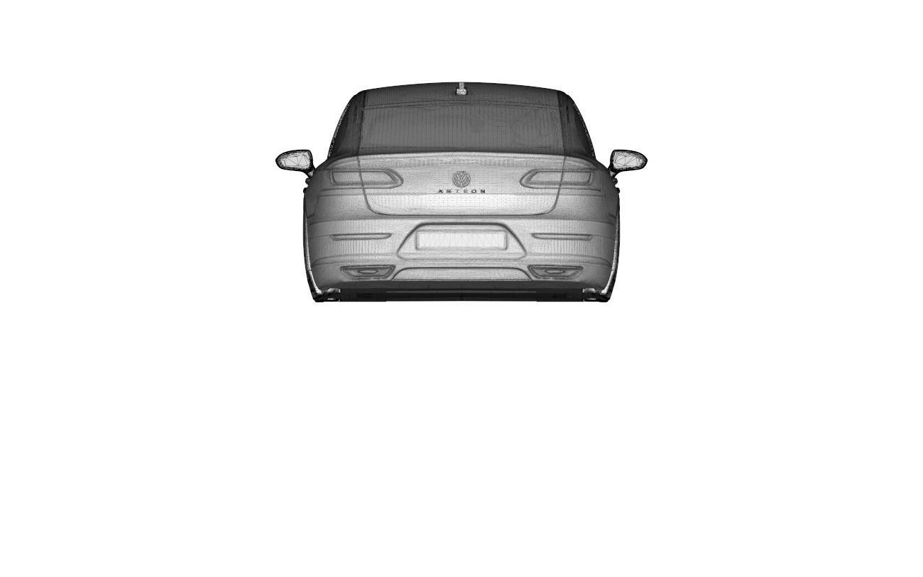 Car model VW Arteon 3D print 3D print model_13