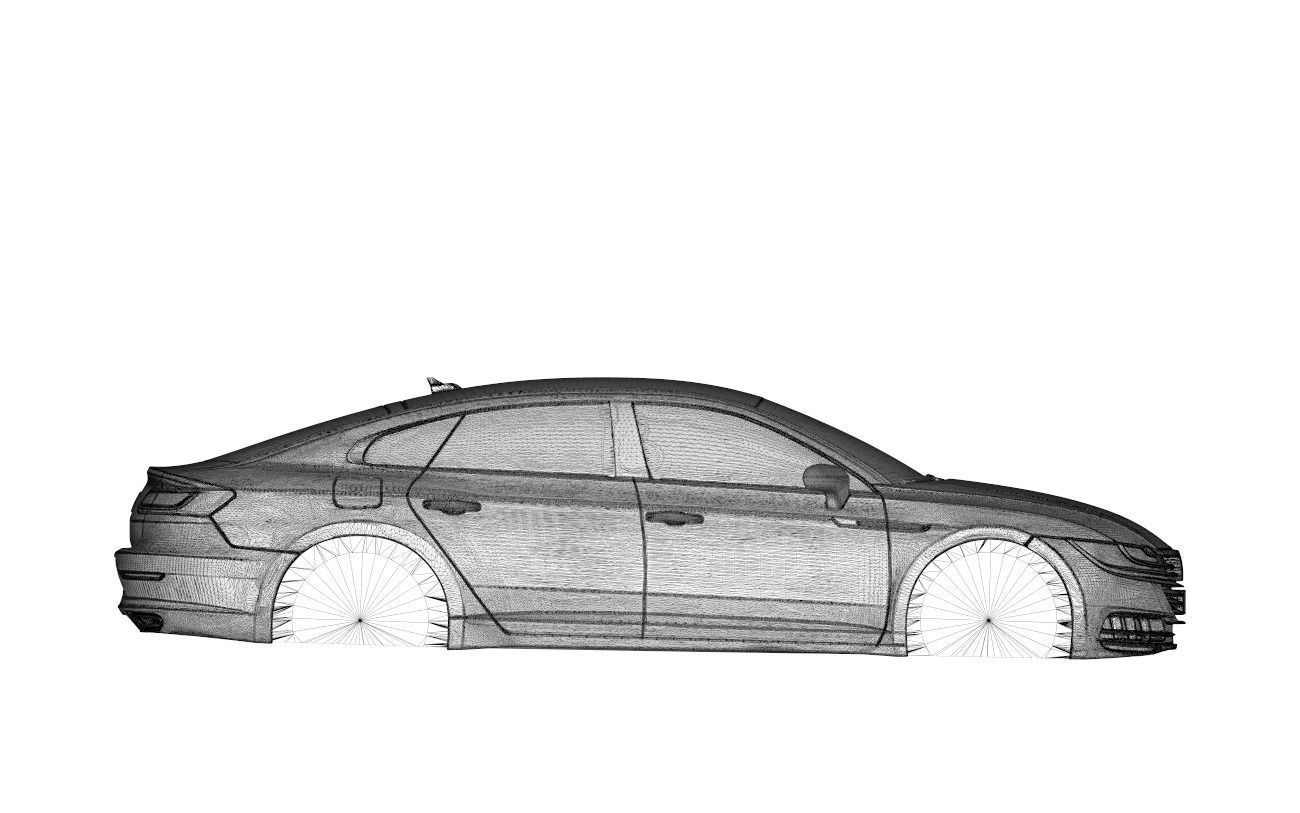 Car model VW Arteon 3D print 3D print model_15